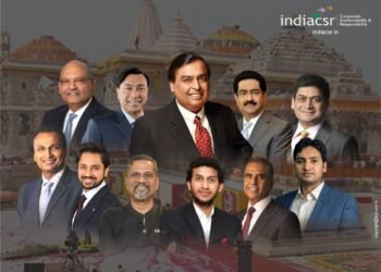 Business tycoon at ayodhya ram mandir inaugural_function _IndiaCSR
