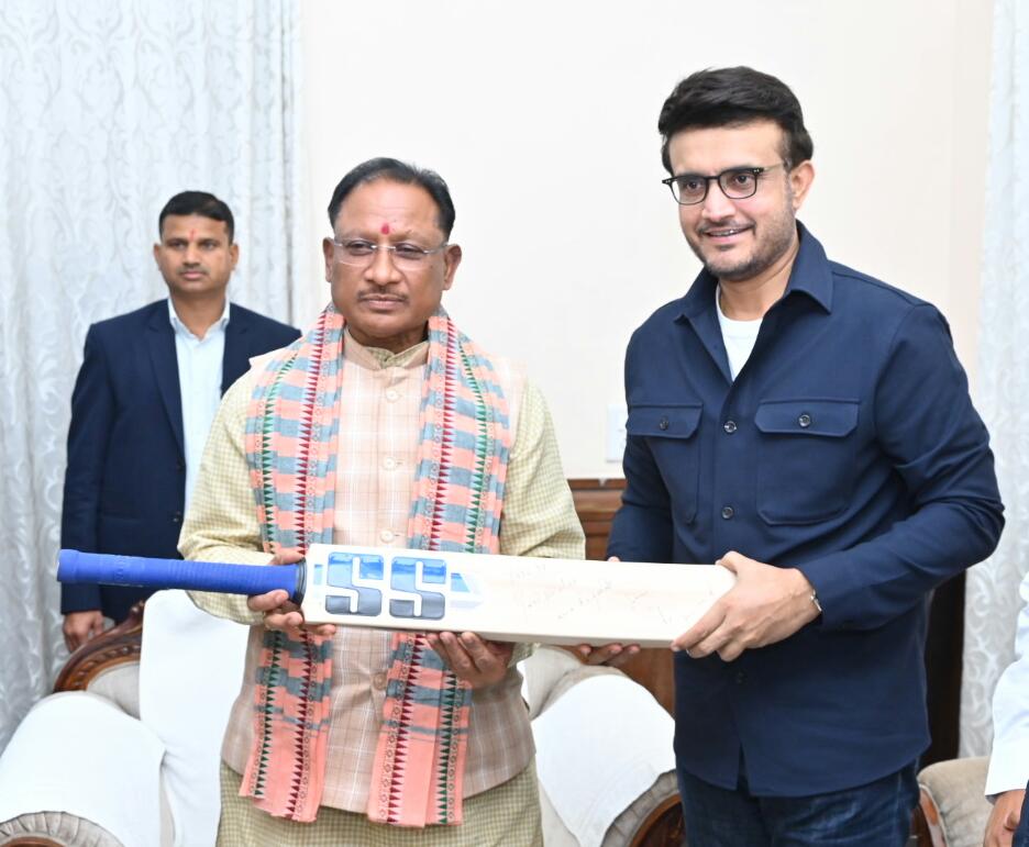 In Conversation with Sourav Ganguly: Chhattisgarh CM Vishnu Dev Sai Recalls Rustic Beginnings and Shared Love for Cricket 1 In Conversation with Sourav Ganguly Chhattisgarh CM Vishnu Dev Sai Recalls Rustic Beginnings and Shared Love for Cricket