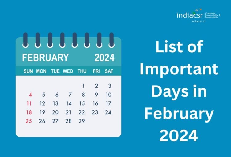 Important Days in February 2024 List of National and International