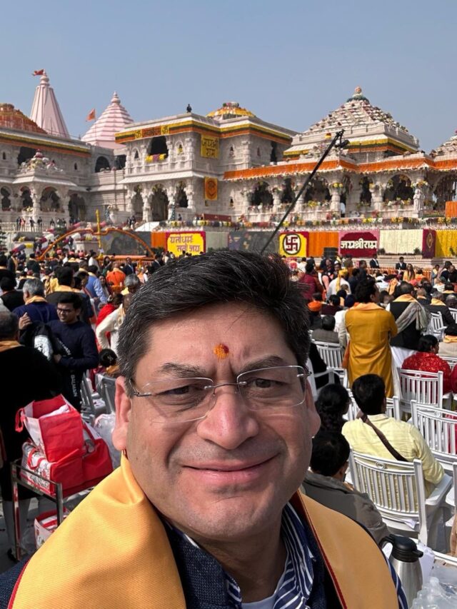 Prashant Routray Ayodhya Ram Temple Draws Business Leaders: A Historic Gathering I India CSR