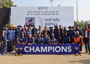 UPES Blue Shines Bright: Champions Crowned in 10th Shaheed Memorial Cricket Tournament