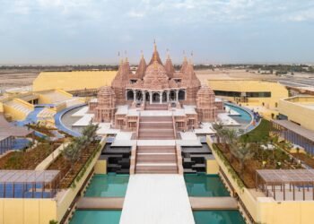 the BAPS Hindu Mandir in Abu Dhabi (UAE)