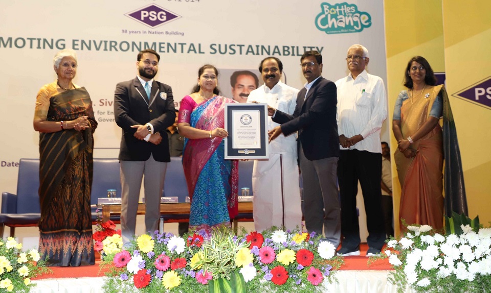 Bisleri International and PSG College Set Guinness Record: 79,738 kgs of Plastic Collected in 12 Hours 1 Bisleri International