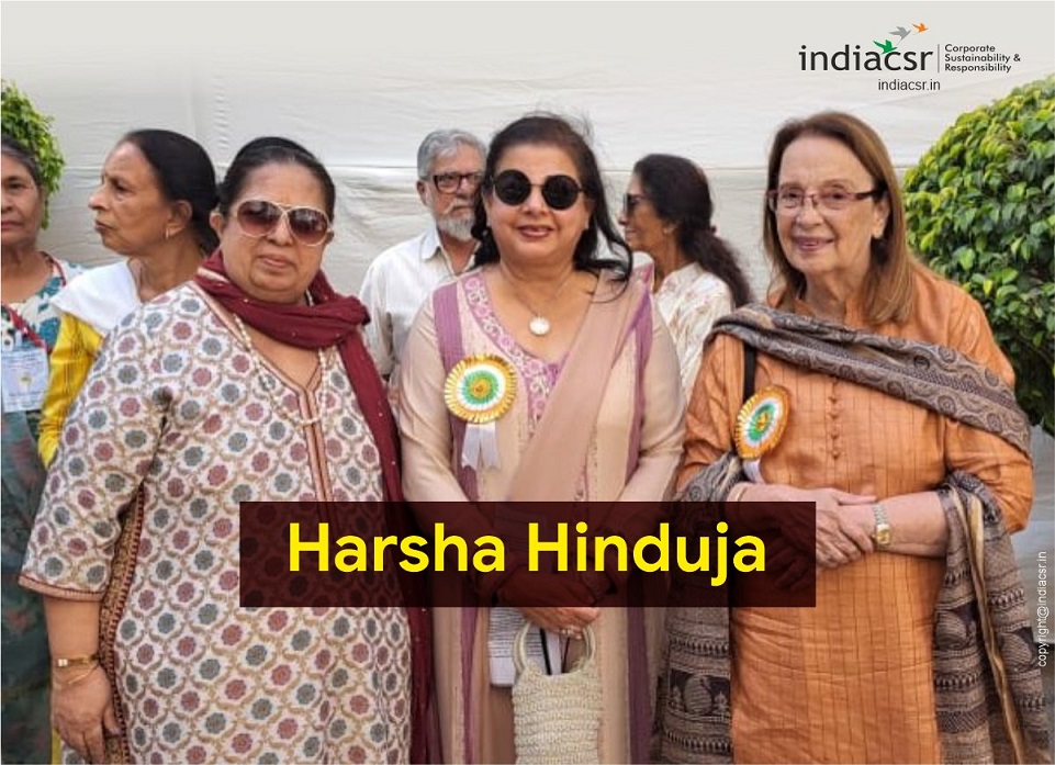 Harsha Hinduja promotes sustainable livingat National Society of the Friends of Trees (NSFT) 1 Harsha Hinduja_IndiaCSR News