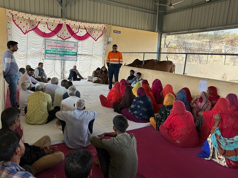 हिन्दुस्तान जिंक द्वारा बिछड़ी में सीओई किसान प्रशिक्षण की शुरूआत