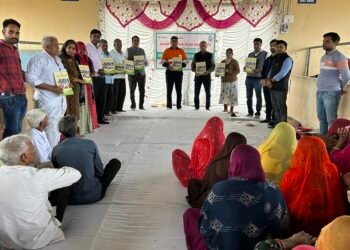 हिन्दुस्तान जिंक द्वारा बिछड़ी में सीओई किसान प्रशिक्षण की शुरूआत