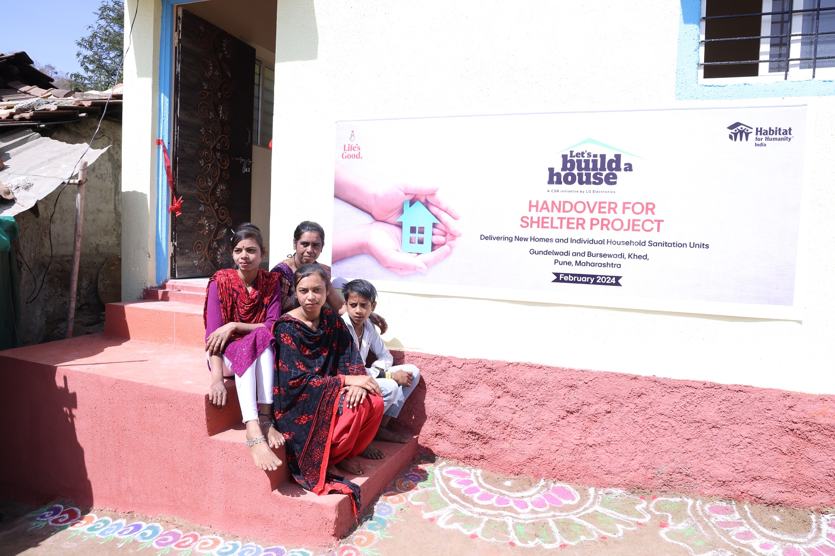 Let’s Build a House Delivering 18 Homes and 40 Sanitation Units in Khed, Pune