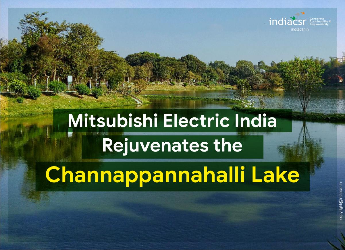 CSR: Mitsubishi Electric India Rejuvenates the Channappannahalli Lake 1 The revitalization of Channappannahalli Lake under CSR has enhanced water access for the community, cattle, and birds, addressing social challenges around Bengaluru.