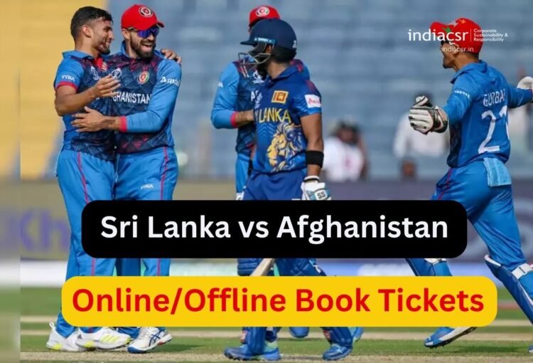 How to book tickets online for Sri Lanka vs Afghanistan in Pallekele International Cricket Stadium