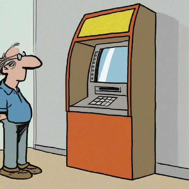 The Automated Teller Machine Or Automated Deposit And Withdrawal ...