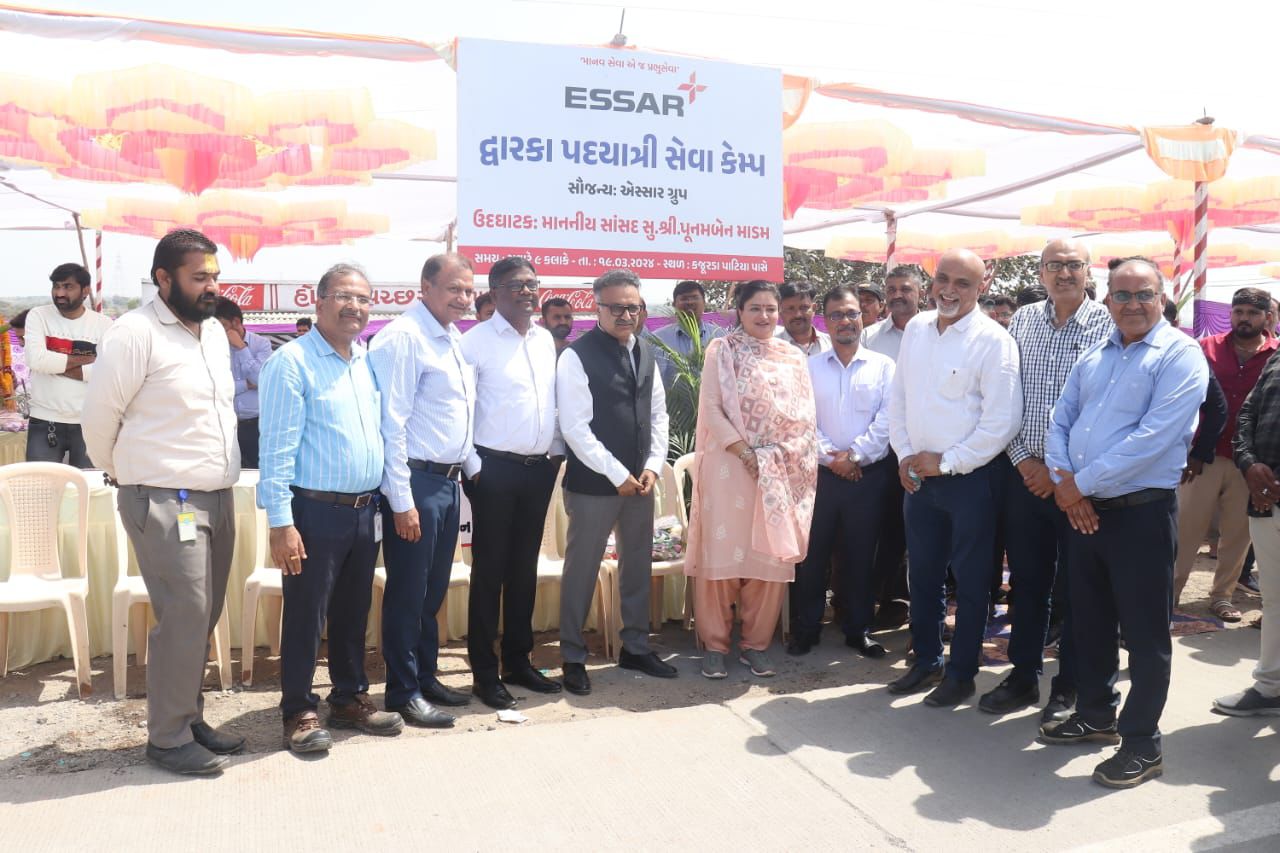 CSR Essar Foundation organises 'Dwarika Padyatra Seva Camp' for Pilgrims