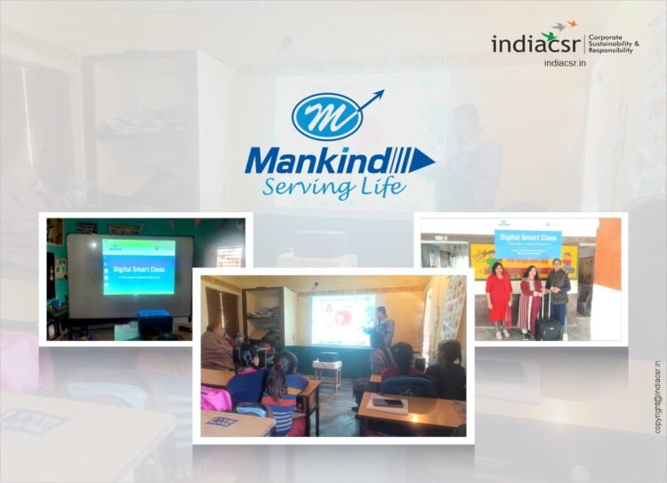 CSR of Mankind Pharma - Digital Smart Class Initiative Across Rural. Image: India CSR