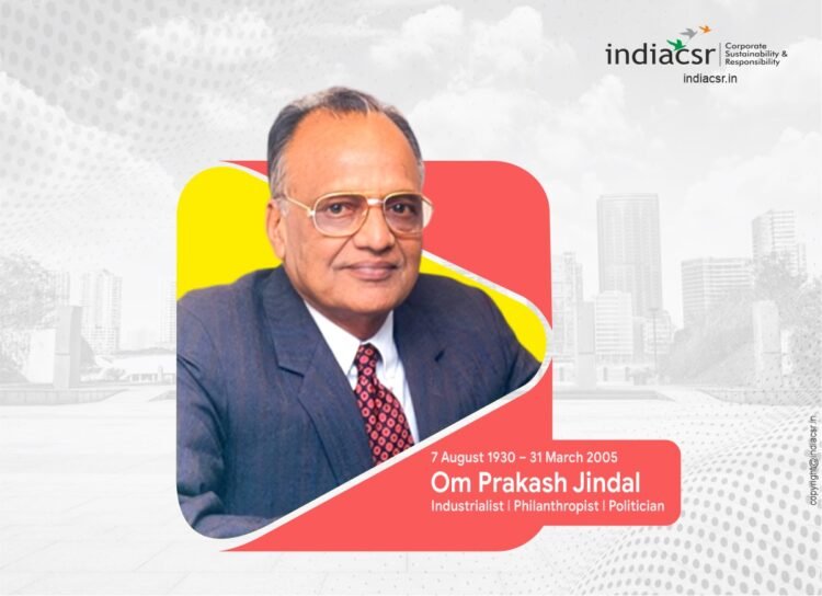 Om Prakash Jindal, popularly known as O.P. Jindal, was an Indian industrialist, philanthropist, and politician