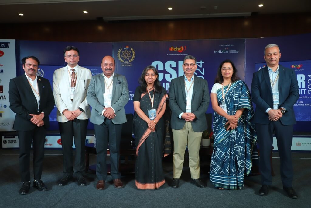 3rd Jagran CSR Summit Held in New Delhi focused on 10 years of CSR in India 7 Dr Rahul Chandola Anupam Nidhi Jaya Sharma Singh Dr Saurabh Mittal Rusen Kumar Saurabh Bhatnagar at Jagran CSR Summit