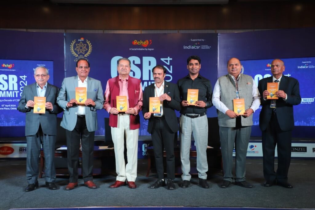 3rd Jagran CSR Summit Held in New Delhi focused on 10 years of CSR in India 3 Role of Responsible Businesses in Building Atmanirbhar Bharat' Released at Jagran CSR Summit