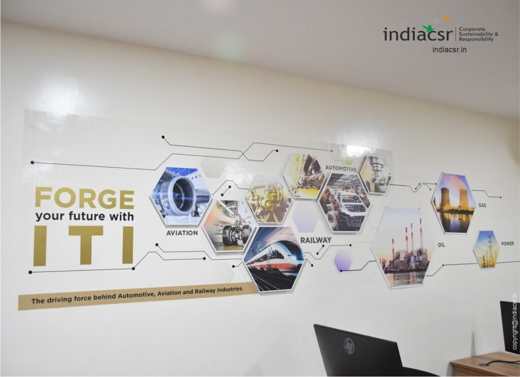 CSR of Bharat Forge: Bridging the Skill Gap - Digital CNC Simulation Lab at Govt ITI Khed, Rajgurunagar.