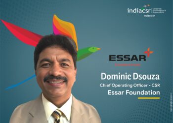 Dominic Dsouza is the Chief Operating Officer – CSR at Essar Foundation. He has over 40 years of work experience in Corporate Affairs, Corporate Social Responsibility (CSR)