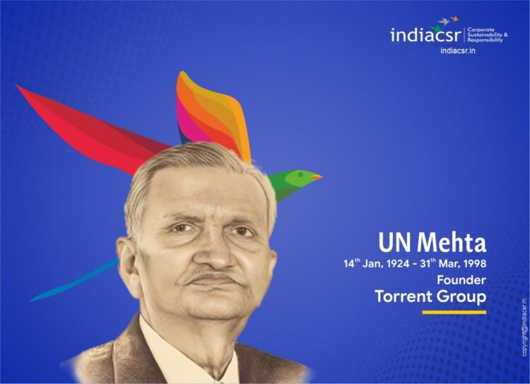 Biography of Uttambhai Nathalal Mehta (UN Mehta) founder of Torrent Group