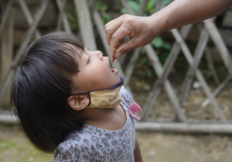Improving Vitamin A supplementation coverage in Nagaland 1 A child is being given a dose of Vitamin A under the collaboration between Vitamin Angels India and the National Health Mission, Nagaland