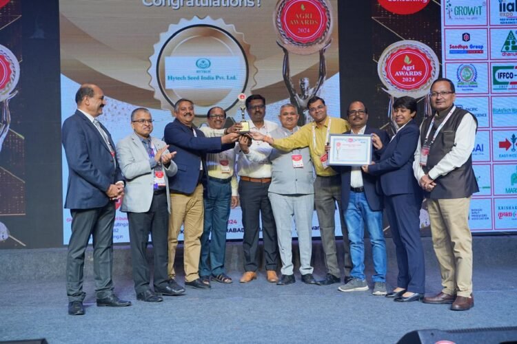 Hytech Seed India Pvt. Ltd. Recognized as "Seeds Company of the Year 2024 - Field Crops