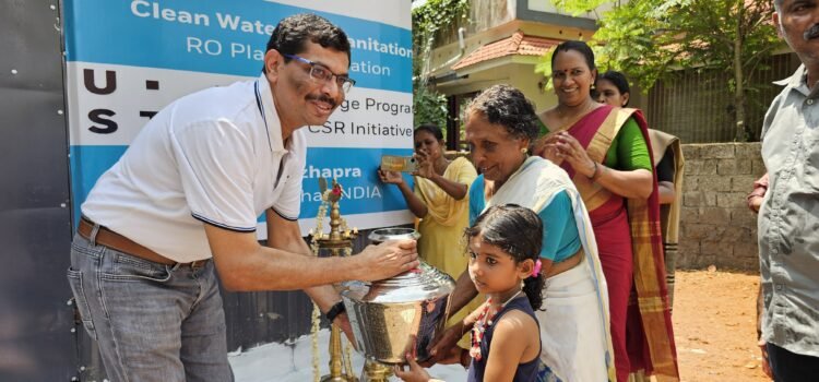 CSR: Two More Kuttanad Villages Benefit from UST's Water Treatment Plants