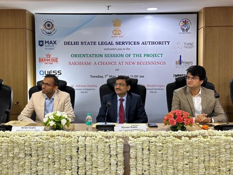 Project Saksham: Delhi Legal Services Authority Aims for Smooth Reintegration of Undertrial Accused 1 Project Saksham: Delhi Legal Services Authority Aims for Smooth Reintegration of Undertrial Accused