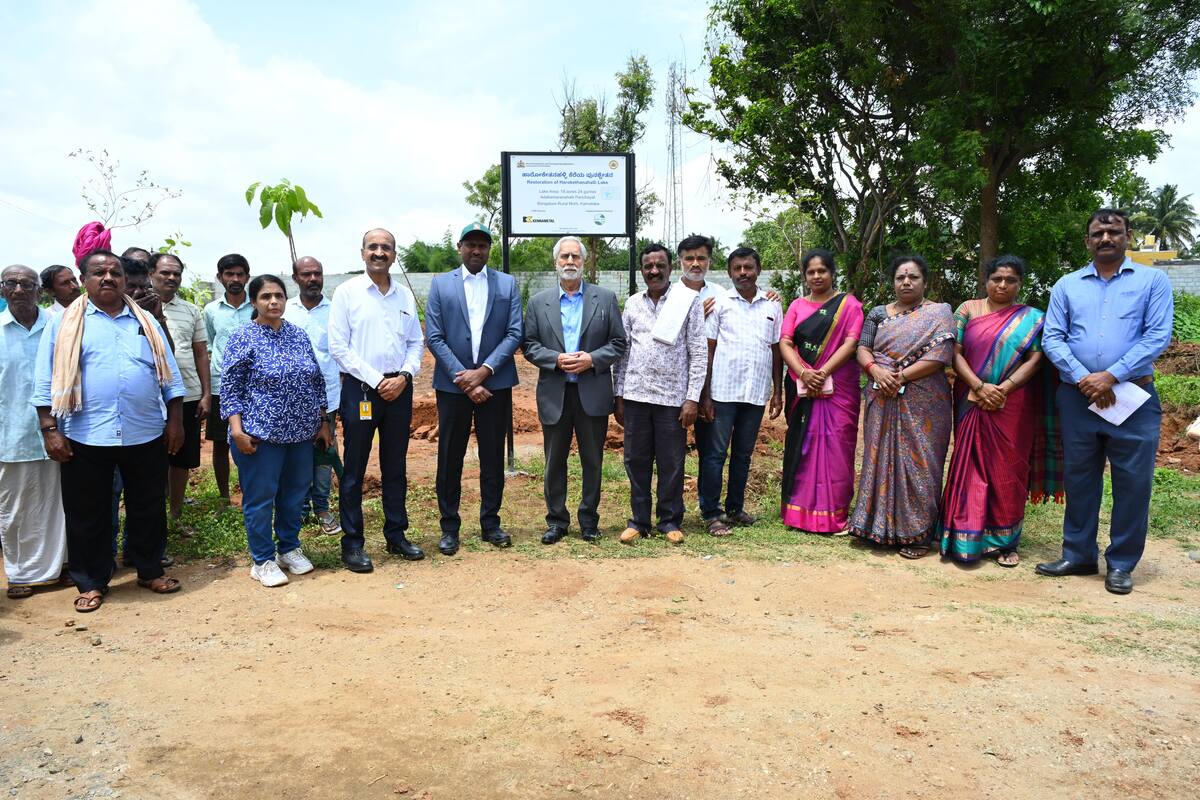 CSR: Kennametal and Planet Sutra Restore Harokethanahalli Lake 1 India CSR
