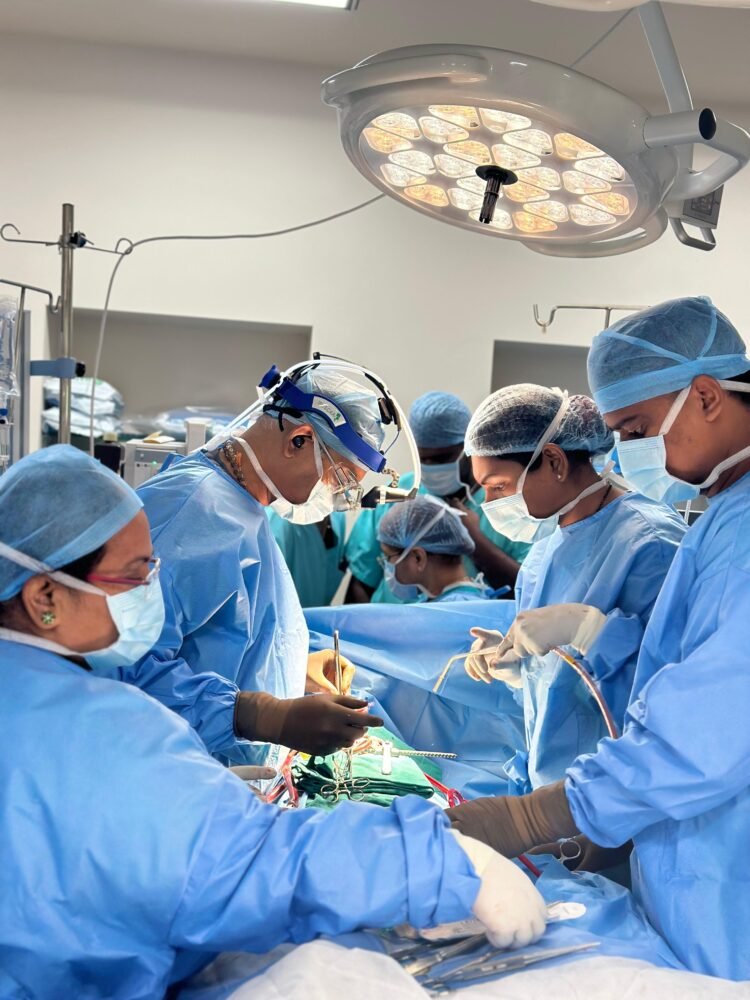 Sri Sathya Sai Sarla Memorial Hospital conducts 45 Free Paediatric Cardiac Surgeries in collaboration with Healing Little Hearts, UK