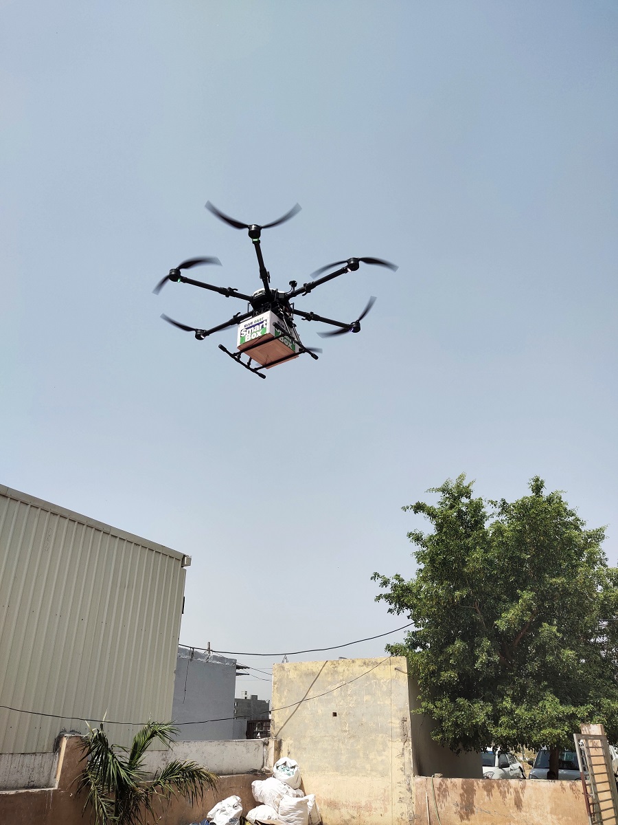 Blue Dart Successfully Commences Drone Deliveries 1 Blue Dart Successfully Commences Drone Deliveries