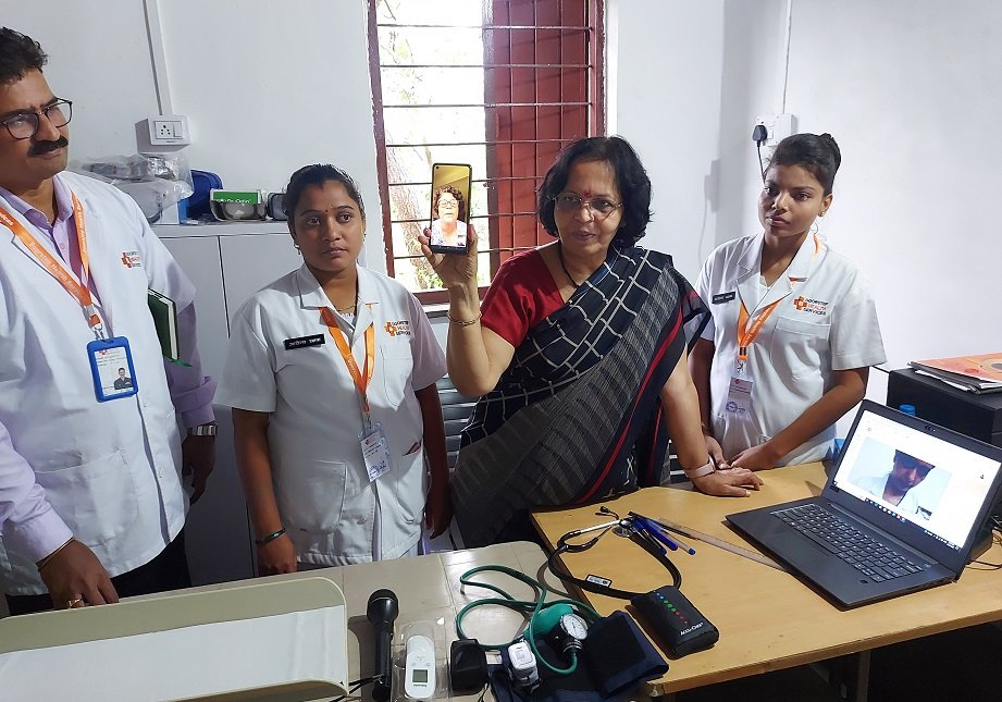 CSR: Medical Beacon of Rural India - Telemedicine Facility Provided by Bharat Forge 7 India CSR