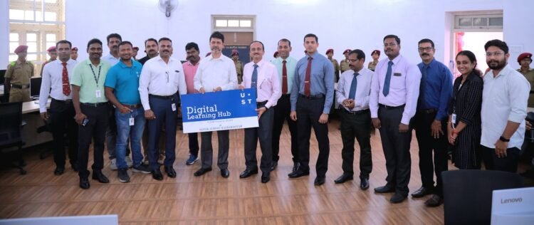 CSR: UST Establishes Digital Learning Hub at Kazhakoottam Sainik School