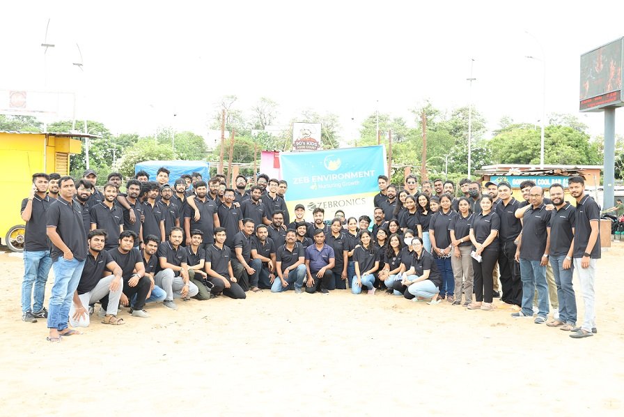 Zebronics Cleans Marina Beach, Promotes Sustainability with Plant Saplings