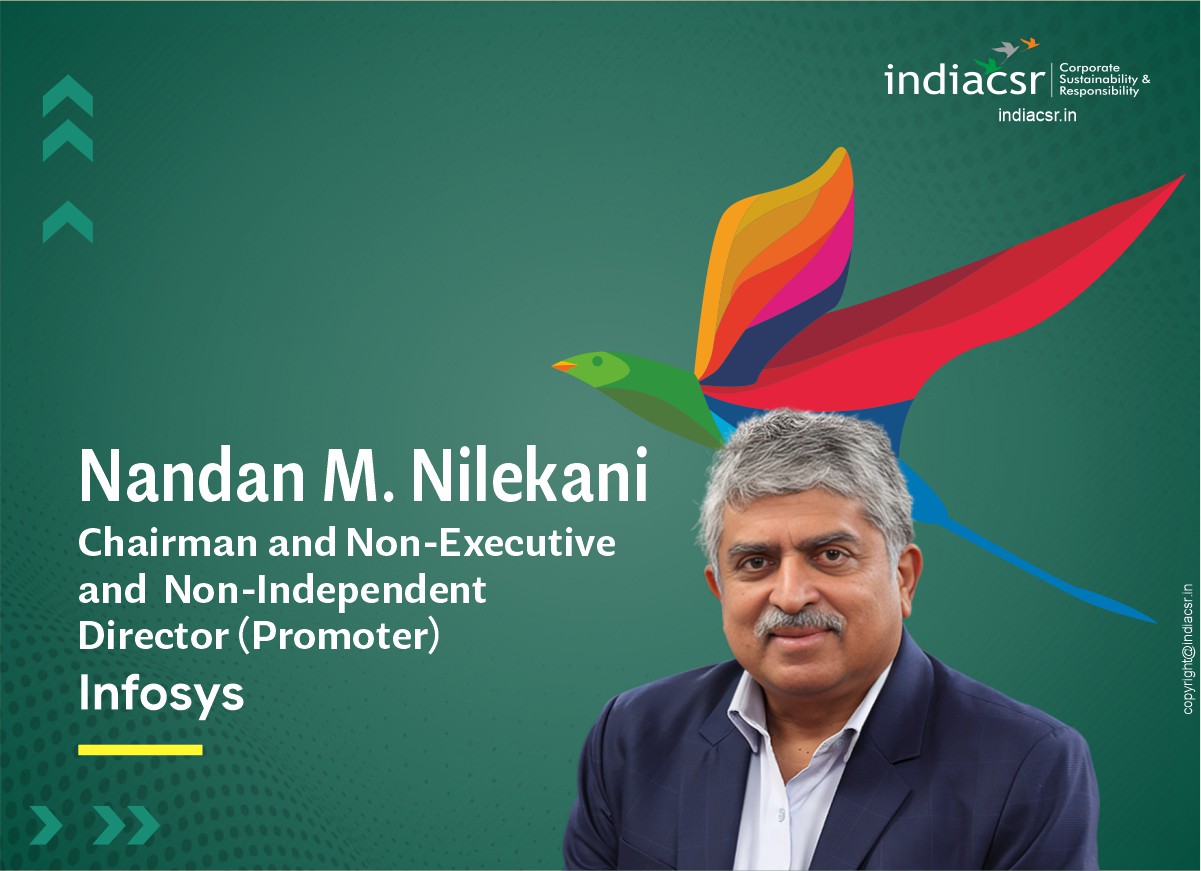 Nandan m Nilekani Chairman and Non-Executive and Non-Independent Director Promoter Infosys.