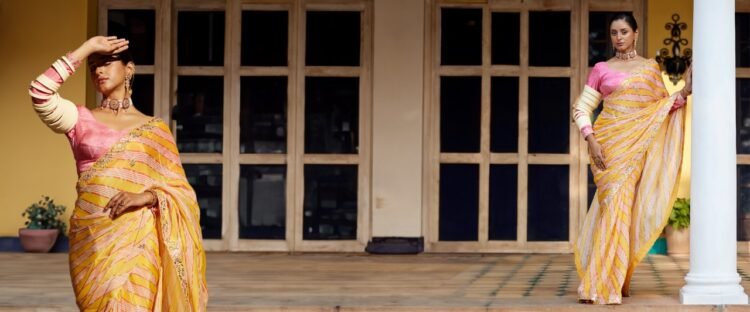 The Allure of Waves: Discovering Vasansi's Leheriya Sarees 1 Leheriya Sarees