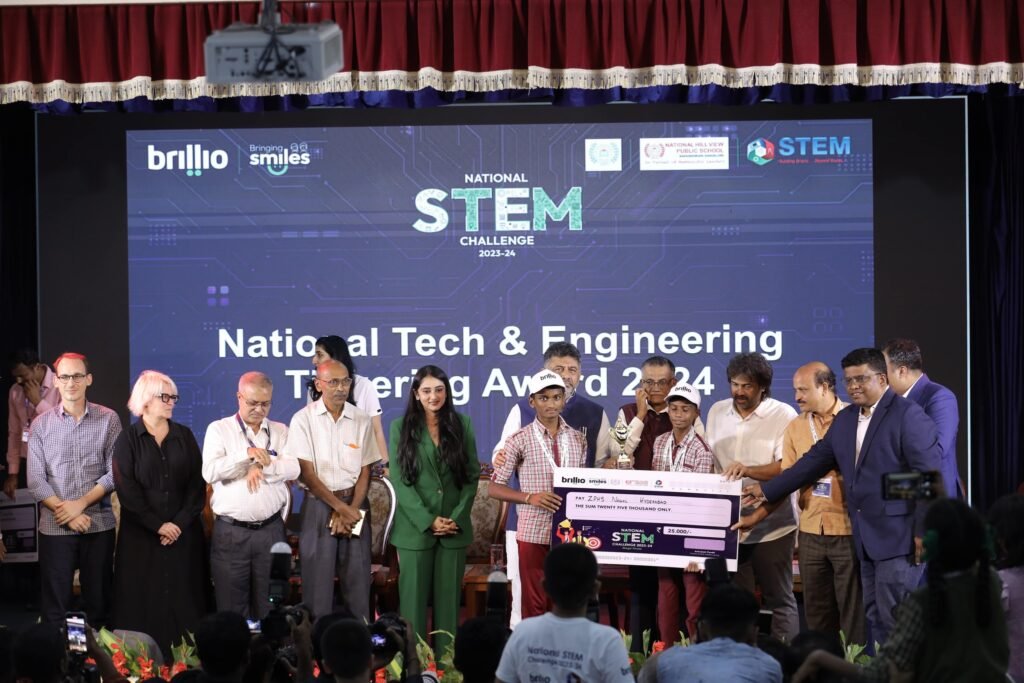 Deputy CM and Education Minister Award National STEM Challenge Winners 2024