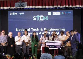 Deputy CM and Education Minister Award National STEM Challenge Winners 2024