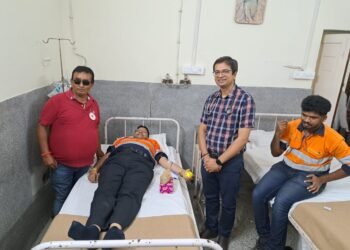 जिंक स्मेल्टर देबारी द्वारा आयोजित स्वैच्छिक रक्तदान शिविर में 54 यूनिट रक्तदान