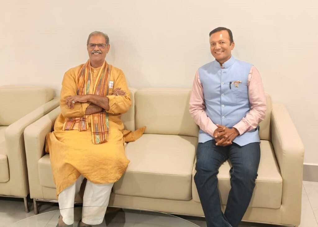 Naveen Jindal Meets Chief Minister & Dy. Chief Minister of Odisha