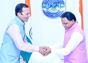 Naveen Jindal Meets Chief Minister and Dy. Chief Minister of Odisha