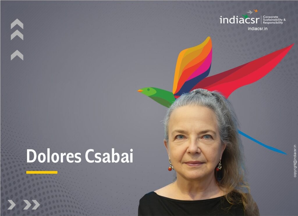 Dolores Csabai at India CSR