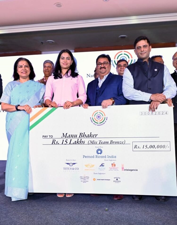 Pernod Ricard India partners with NRAI to felicitate Paris Olympics Medallists
