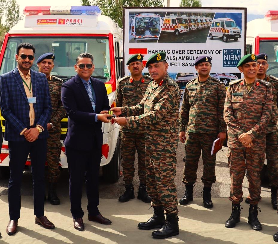 CSR: PNB Housing Finance & Rotary Club Extend ‘Sanjeevani’ with Advanced Ambulances for Indian Army 1 CSR: PNB Housing Finance & Rotary Club Extend ‘Sanjeevani’ with Advanced Ambulances for Indian Army