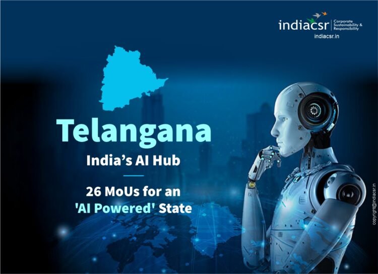 Telangana Set to Become India’s AI Hub with 26 MoUs for an 'AI Powered' State and AI School Curriculum