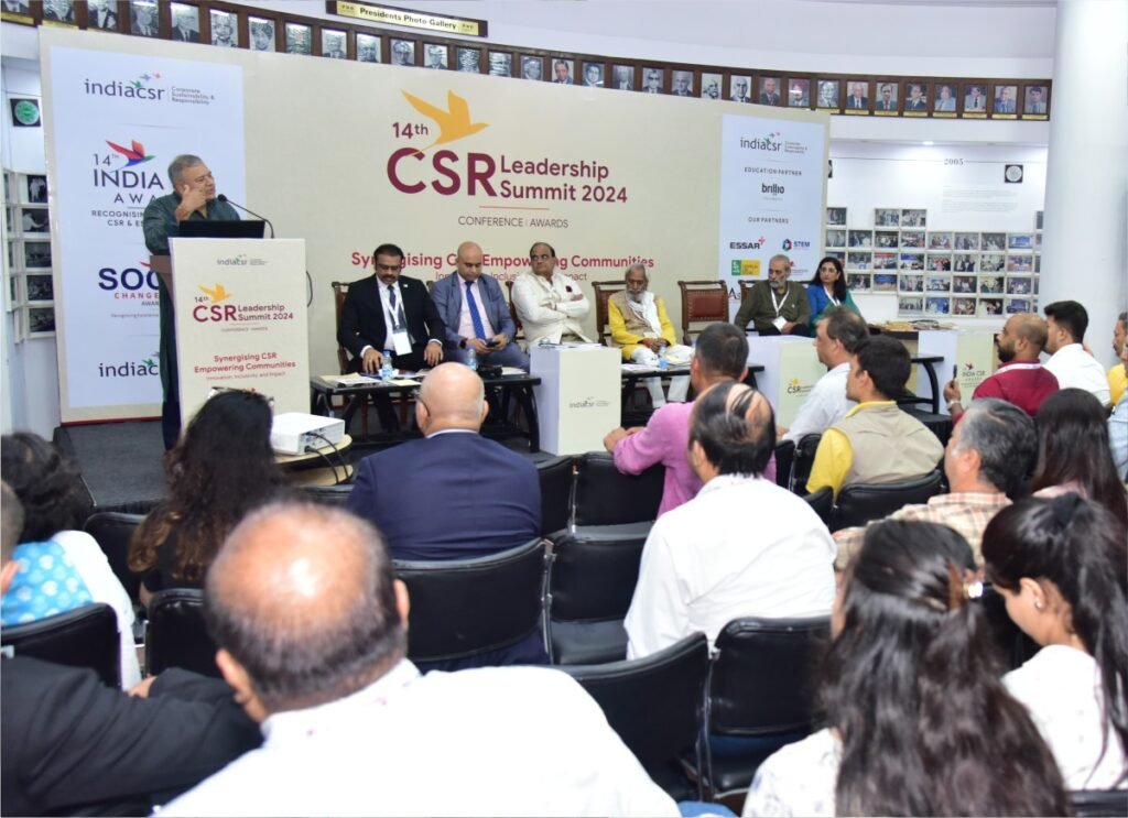 Peepal Baba Graces the 14th India CSR Leadership Summit as Chief Guest