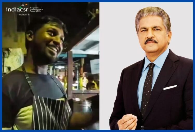 Anand Mahindra Praises PhD Student Running Food Stall in Viral Video Inspiring Story