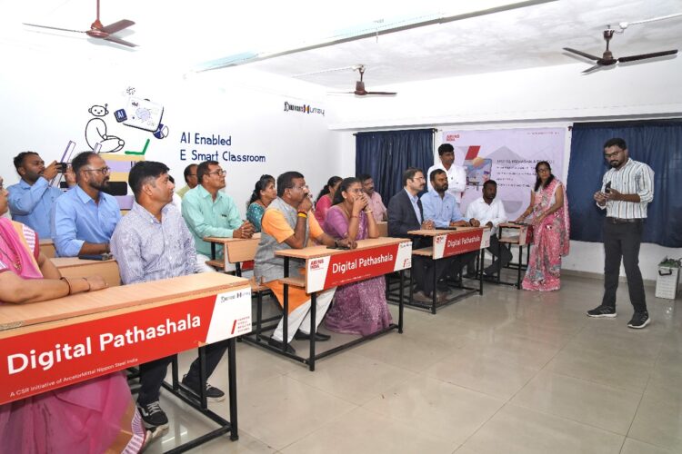 CSR: AM/NS India Launches AI-Enabled Digital Classroom in Kawas