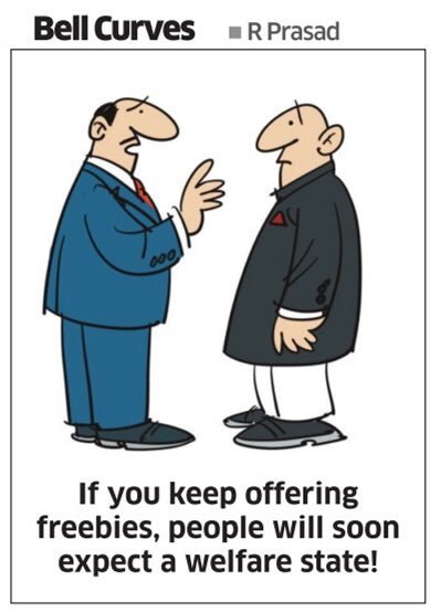 "If You Keep Offering Freebies, People Will Soon Expect a Welfare State!" - R. Prasad I Bell Curves I Economic Times