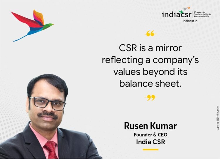 CSR Quote: "CSR is a Mirror Reflecting a Company’s Values Beyond its Balance Sheet."