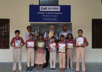 KAI India Launches Children’s Library Program at GSSS Islampur, Gurugram