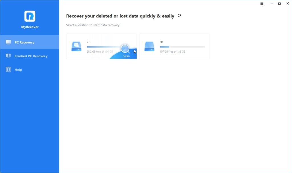MyRecover - Best Data Recovery Software 2 India CSR